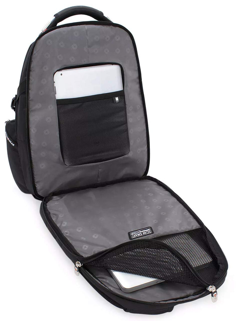 SWISSGEAR SA6752.Black TSA Friendly ScanSmart Laptop Backpack for Work School and Travel - backpacks4less.com