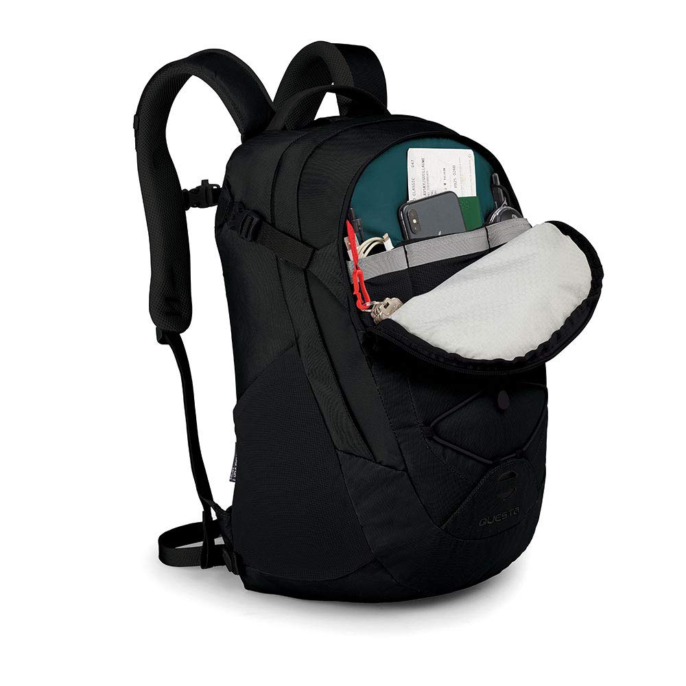 Osprey Packs Questa Women's Laptop Backpack, Black - backpacks4less.com