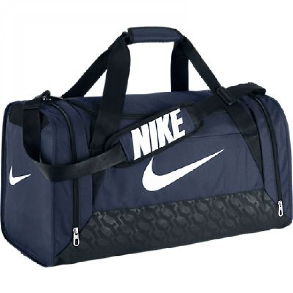 Nike Brasilia 6 Duffel Bag Black/White Size Medium–