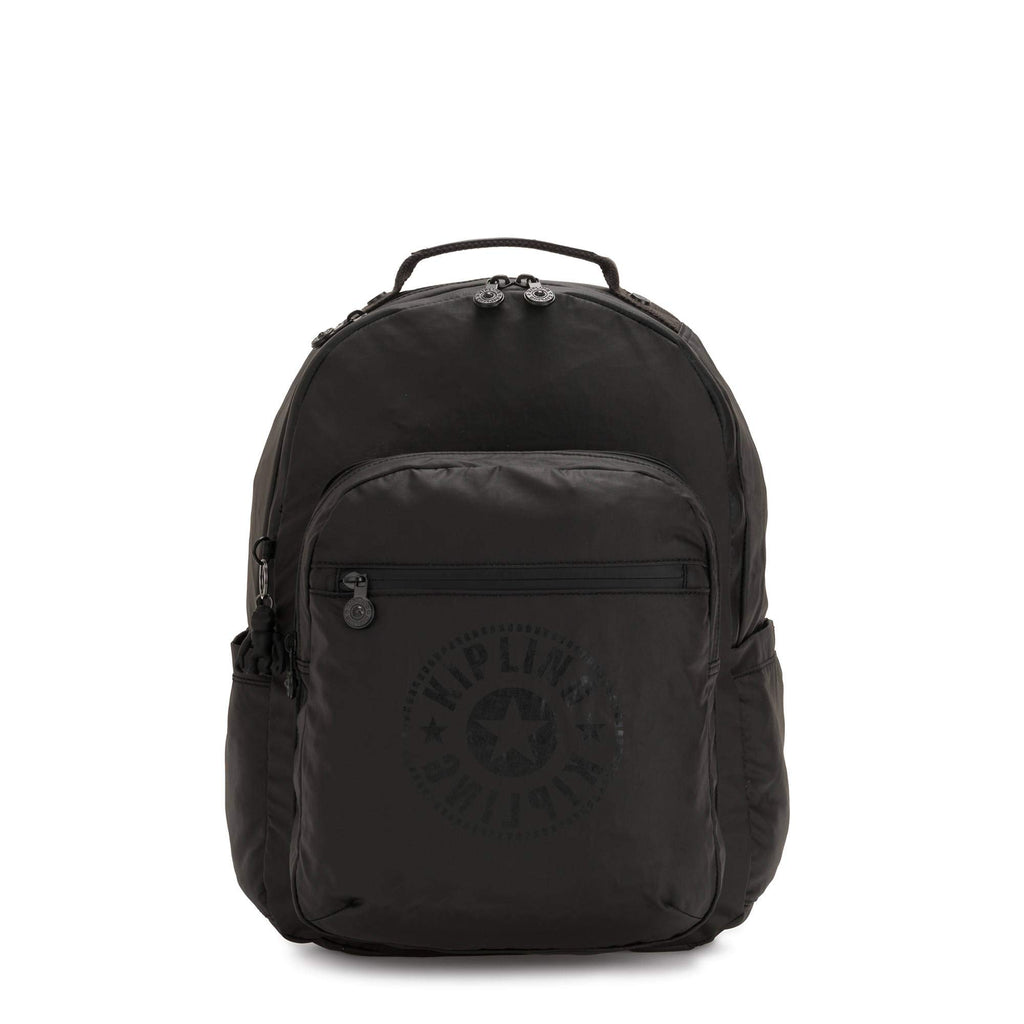 Kipling Seoul Large Laptop Backpack Raw Black - backpacks4less.com