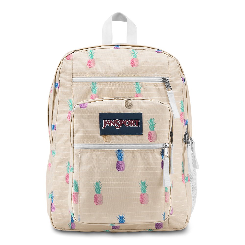 jansport backpack pale banana JanSport Big Student Backpack - Pineapple Punch - Oversized