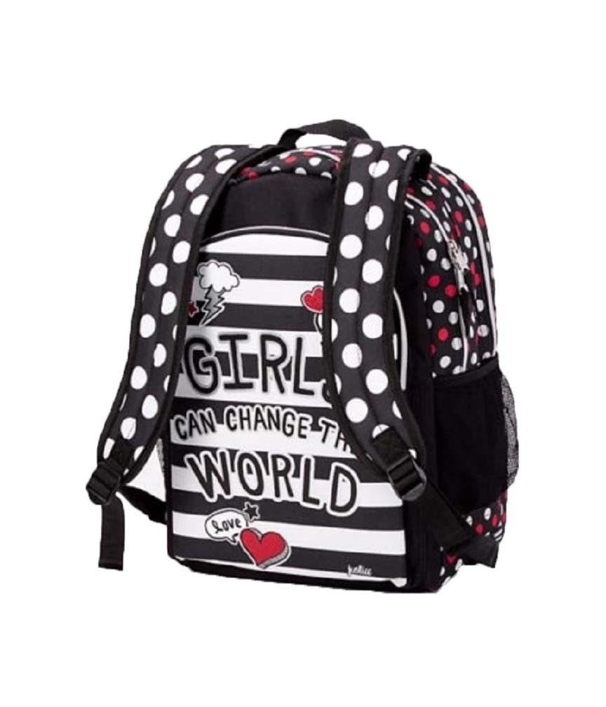 justice polka dot mini backpack Justice Girl's 2-Piece Bundle Pawsitivity 2-Sided Backpack & Lunch Tote Set