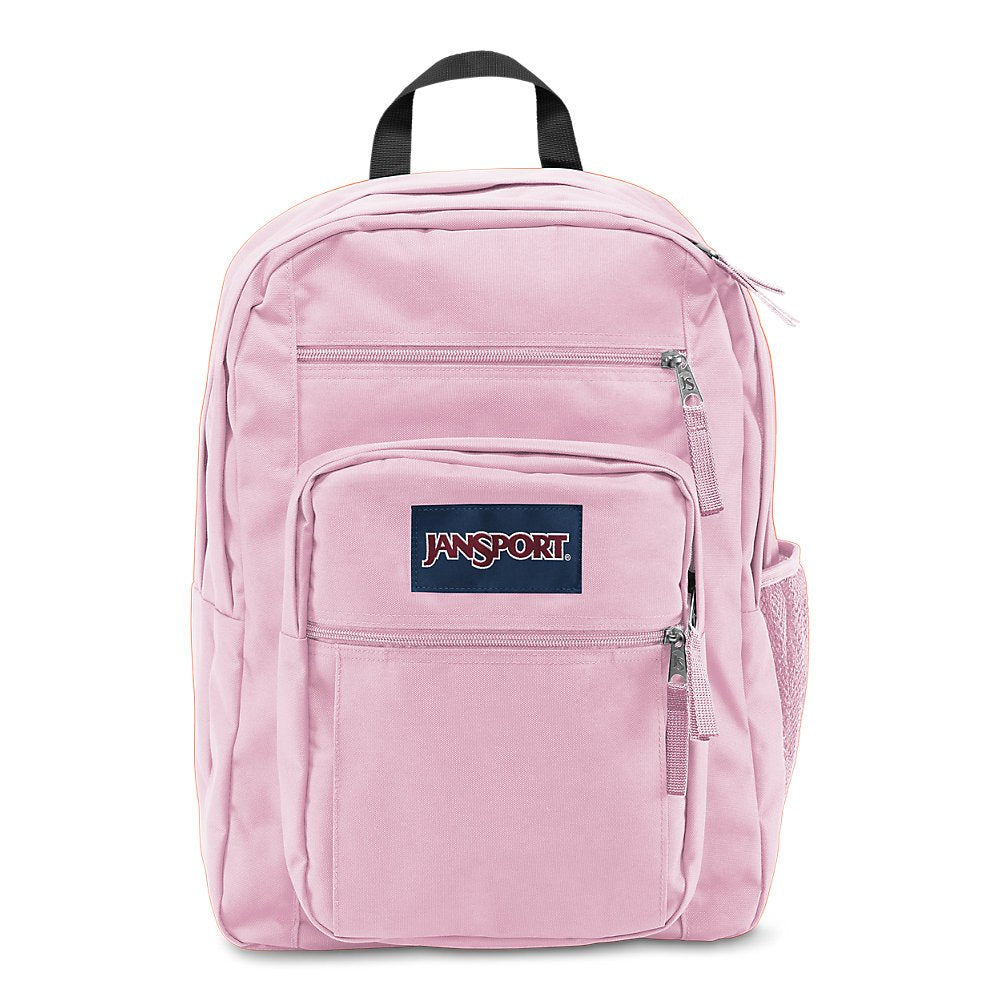 JanSport Big Student Backpack Pink Mist Oversized