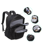 Abshoo Classical Basic Womens Travel Backpack For College Men Water Resistant Bookbag (Grey) - backpacks4less.com