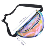 Magicbags Fanny Pack for Women-Holographic Waist Pack for Festival, Party, Travel - backpacks4less.com