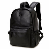 Vintage PU Leather Backpack, OURBAG Outdoor School College Bookbag fit Laptop Computer Backpack for Man and Woman - backpacks4less.com