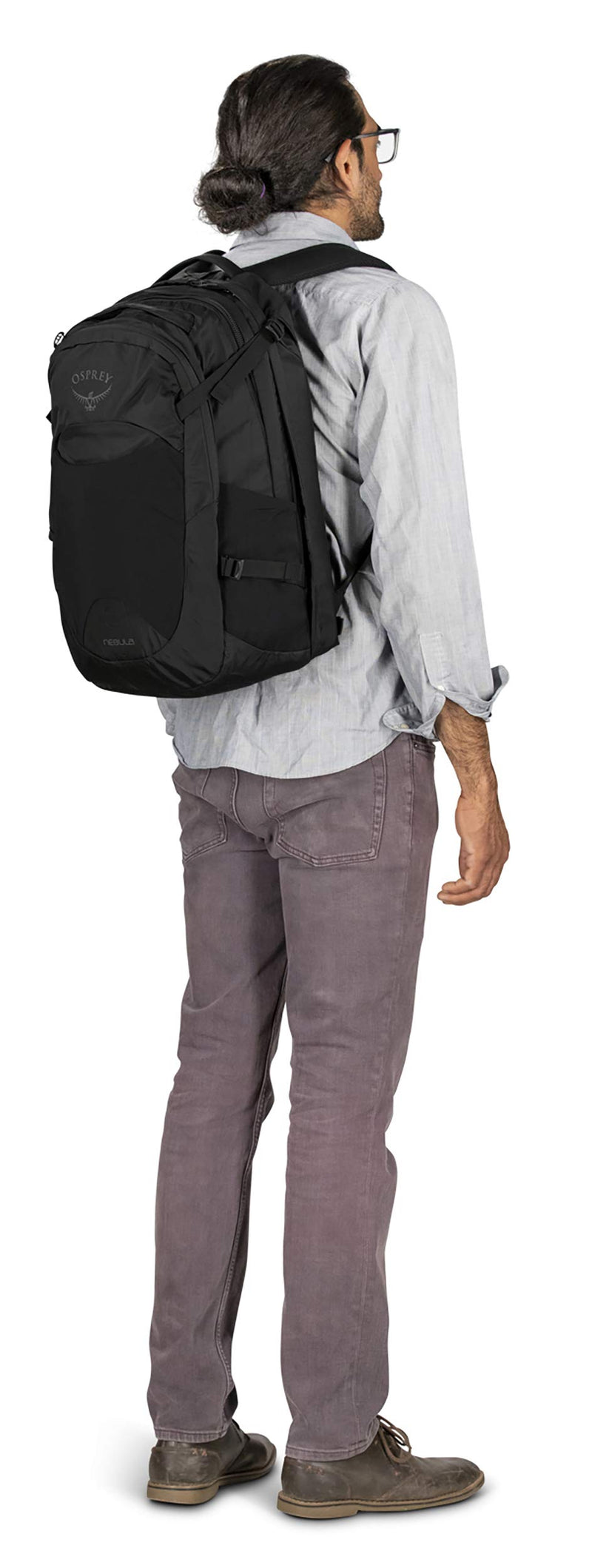 Osprey Packs Nebula Men's Laptop Backpack, Black - backpacks4less.com