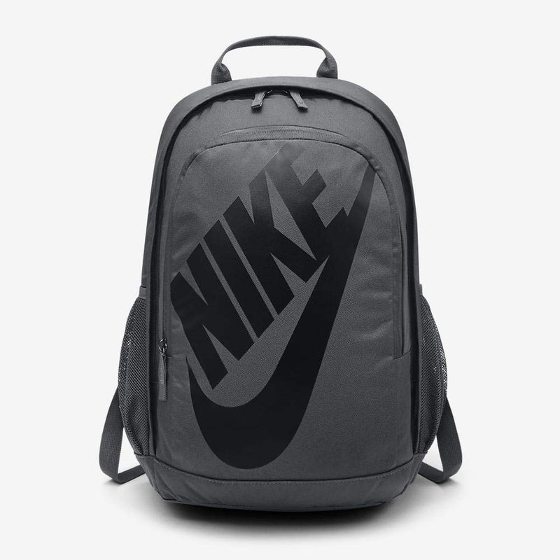 Nike Sportswear Hayward Futura Backpack for Men, Large Backpack with Durable Polyester Shell and Padded Shoulder Straps, Dark Grey/Dark Grey/Black - backpacks4less.com