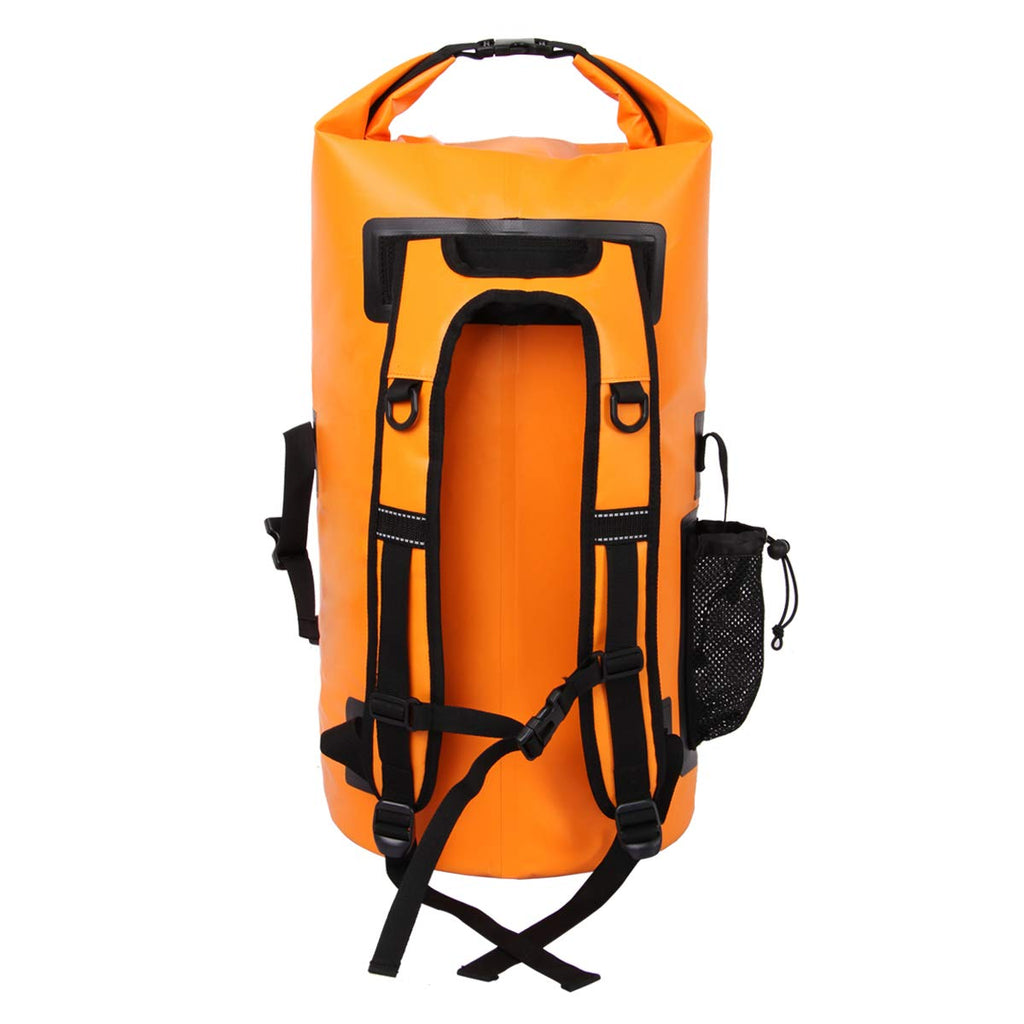 Buffalo Gear Portable Insulated Backpack Cooler Bag - Hands-Free and Collapsible, Waterproof and Soft-Sided Cooler Backpack for Hiking, The Beach, Picnics,Camping, Fishing - Orange,35 Liters,30 Can - backpacks4less.com