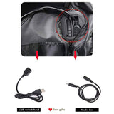 Amke Stranger Printed Backpacks Student School Bag Laptop Backpack with USB Charging Port - backpacks4less.com