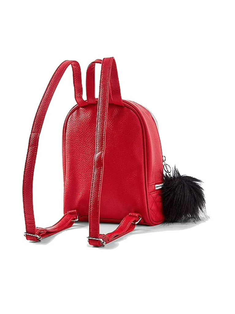 Justice Small Mini Backpack Quilted Red - backpacks4less.com