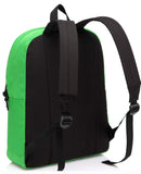 Lightweight Backpack for School, VASCHY Classic Basic Water Resistant Casual Daypack for Travel with Bottle Side Pockets (Green) - backpacks4less.com