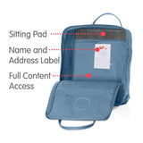 Fjallraven - Kanken Classic Backpack for Everyday, Blue Ridge - backpacks4less.com