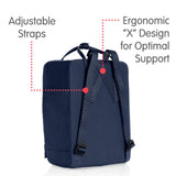 Fjallraven - Kanken Classic Backpack for Everyday, Royal Blue - backpacks4less.com