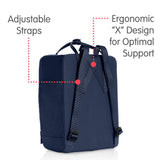 Fjallraven - Kanken Classic Backpack for Everyday, Royal Blue - backpacks4less.com