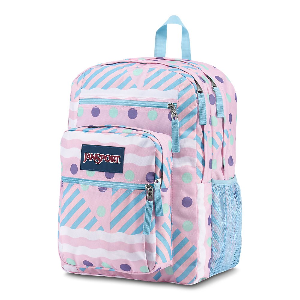 JanSport Big Student Backpack Ice Cream Geo Oversized