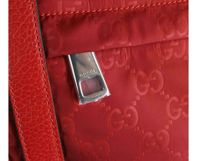 Gucci Unisex Red Nylon Backpack Travel Bag 510336 6523 - backpacks4less.com