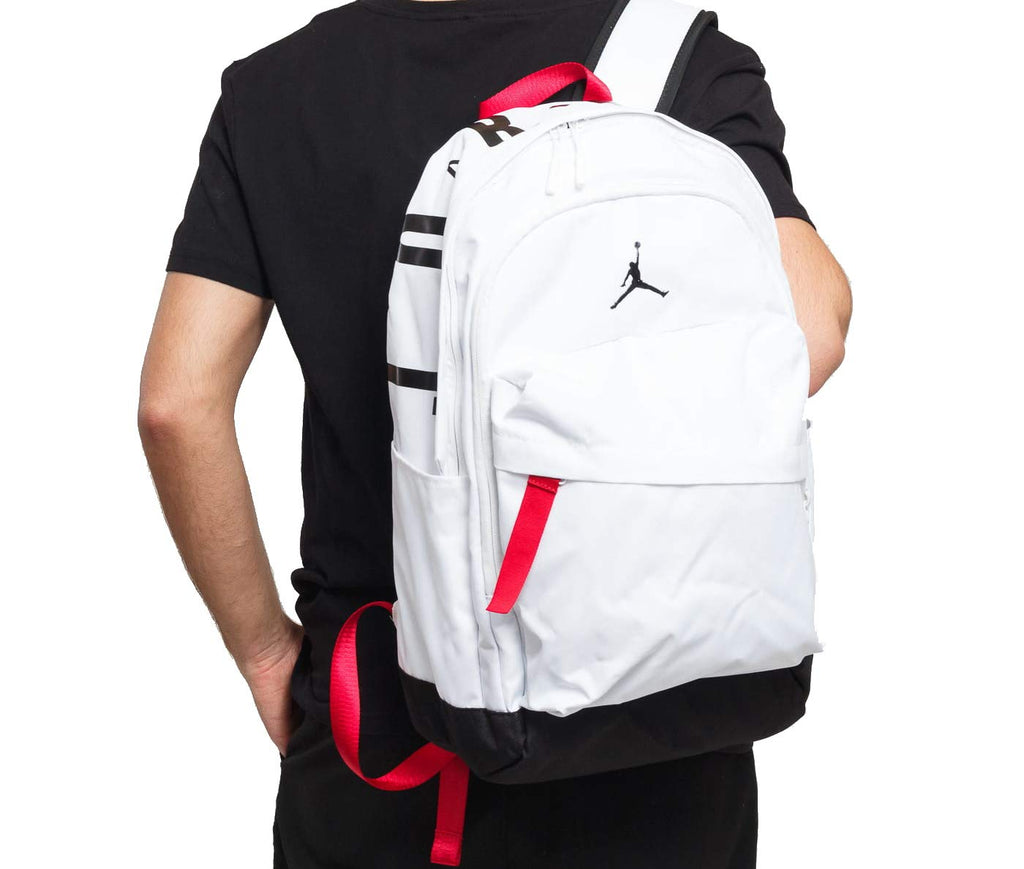 nike air jordan backpack white Nike Jordan Air Patrol Backpack (One Size, White)