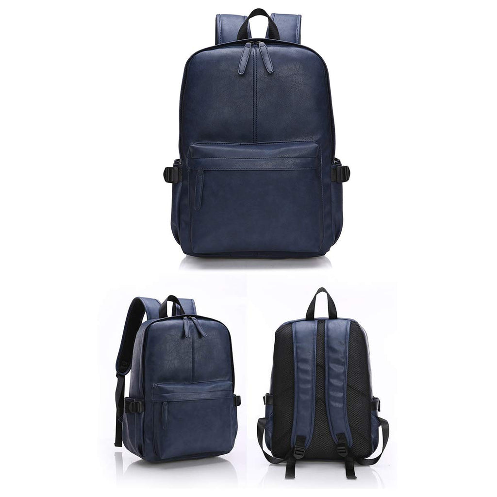 Vintage PU Leather Backpack, OURBAG Outdoor School College Bookbag fit Laptop Computer Backpack for Man and Woman - backpacks4less.com
