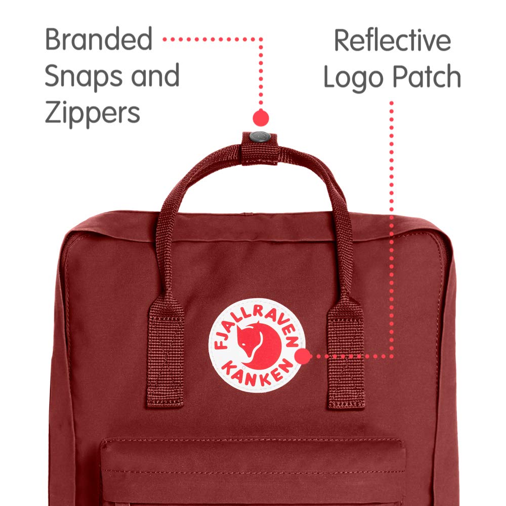 Fjallraven - Kanken Classic Backpack for Everyday, Ox Red - backpacks4less.com