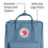 Fjallraven - Kanken Classic Backpack for Everyday, Blue Ridge - backpacks4less.com