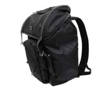 Gucci Men's Backpack Black GG Nylon Drawstring With Leather Trim 510336 1000 - backpacks4less.com