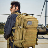 Military Tactical Backpack,Monoki Army 3 Day Assault Pack,42L Molle Bag Rucksack - backpacks4less.com
