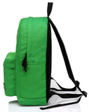 Lightweight Backpack for School, VASCHY Classic Basic Water Resistant Casual Daypack for Travel with Bottle Side Pockets (Green) - backpacks4less.com