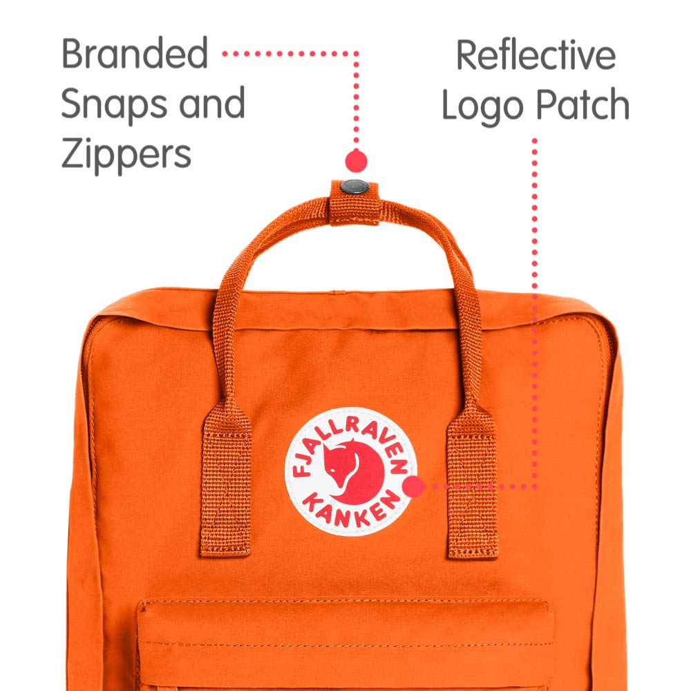 Fjallraven - Kanken Classic Backpack for Everyday, Burnt Orange - backpacks4less.com