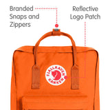 Fjallraven - Kanken Classic Backpack for Everyday, Burnt Orange - backpacks4less.com