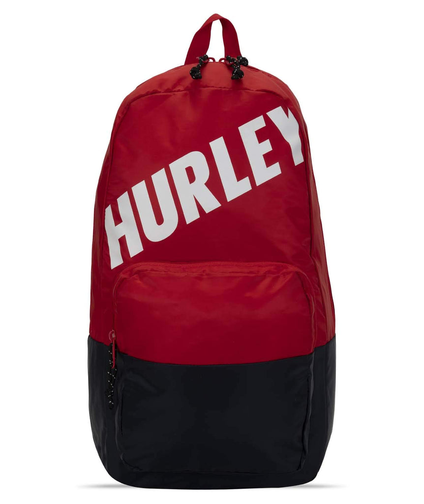 Hurley Fast Lane Laptop Backpack University Red White Obsidian