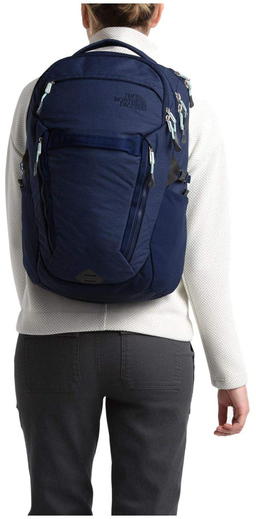 The North Face Women's Surge Backpack, Montague Blue Light Heather/Clo –