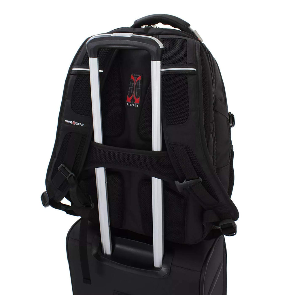 SWISSGEAR SA6752.Black TSA Friendly ScanSmart Laptop Backpack for Work School and Travel - backpacks4less.com