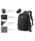 Abshoo Classical Basic Womens Travel Backpack For College Men Water Resistant Bookbag (Grey) - backpacks4less.com