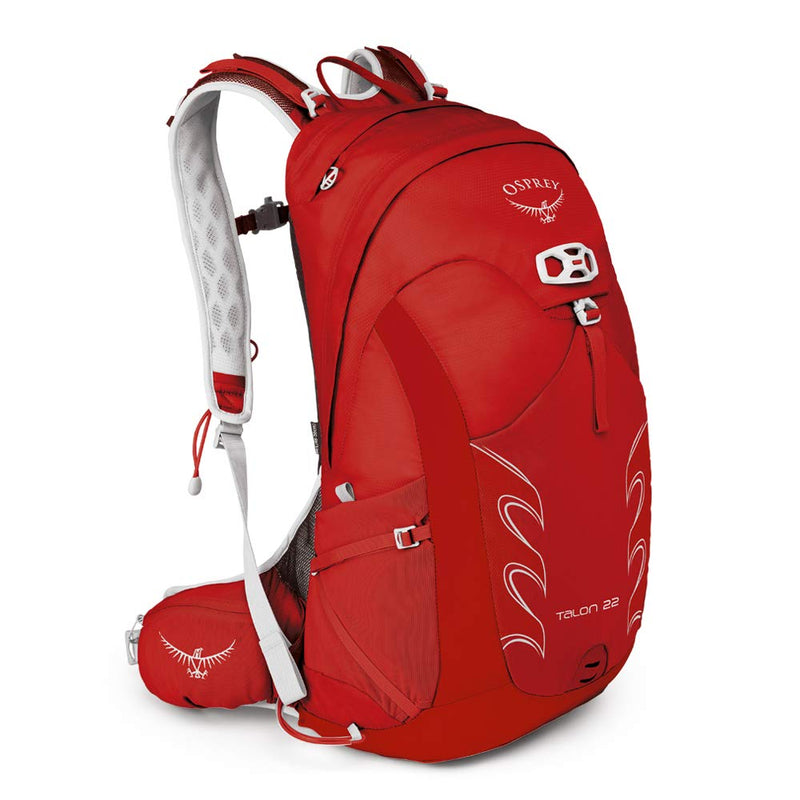 Osprey Packs Talon 22 Men's Hiking Backpack, Small/Medium, Martian Red - backpacks4less.com