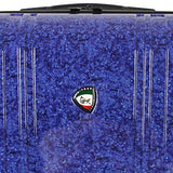 Mia Toro Italy Gita Hardside Spinner Carry-on, Blue, One Size