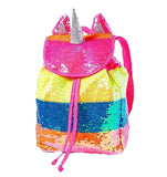 Justice Girls Rainbow Unicorn Mini Rucksack - backpacks4less.com