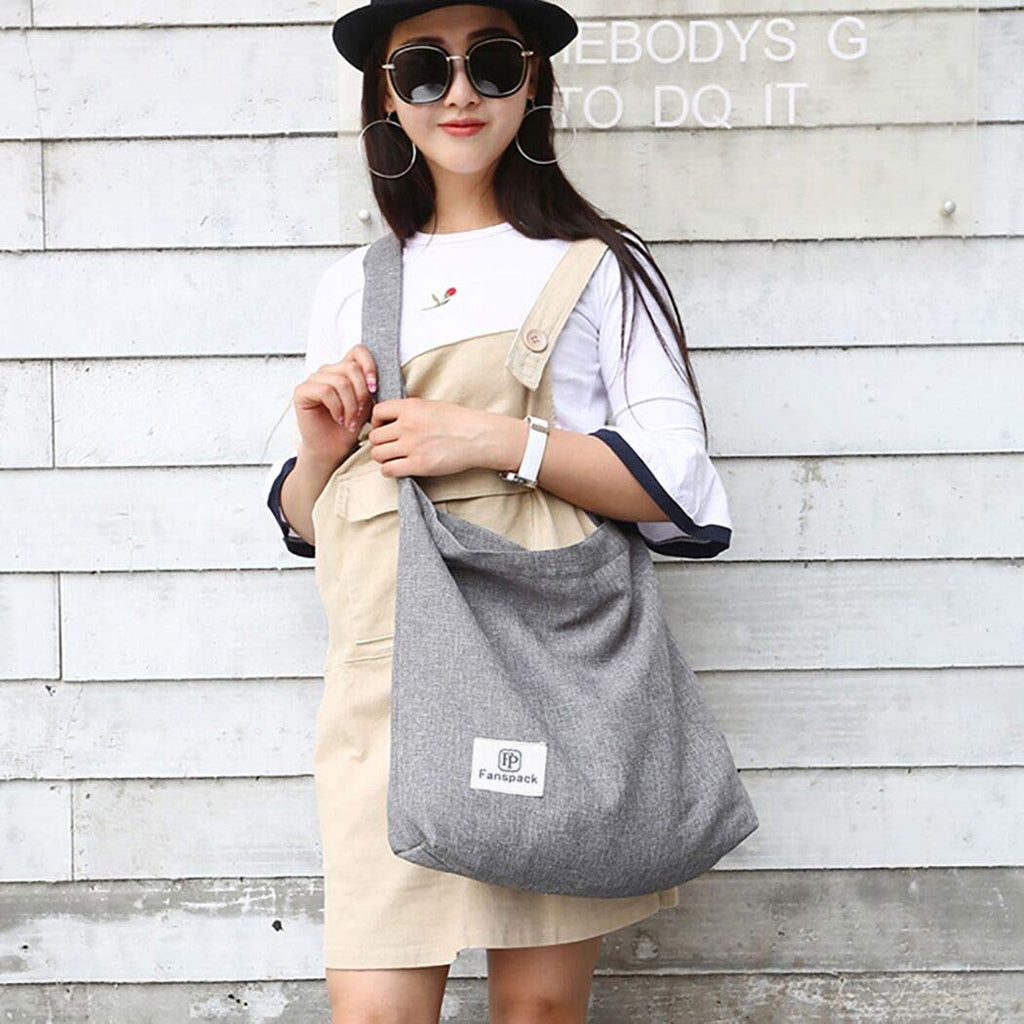  Women Canvas Tote Handbags Casual Shoulder Work Bag