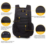 Mardingtop Tactical Backpack, Black 2.0, 52cm - backpacks4less.com