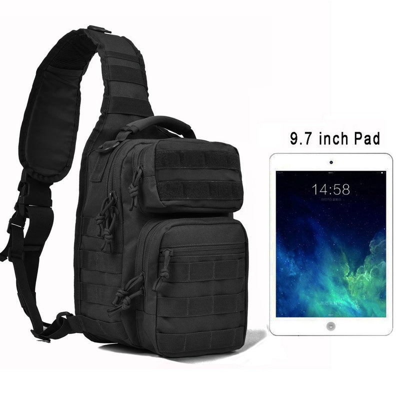 Tactical Sling Bag Pack Military Sling Assault Range Diaper Bag Backpack - backpacks4less.com