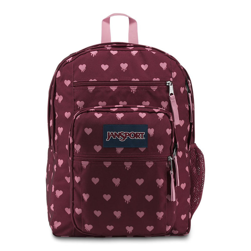 JanSport Big Student Backpack - Russet Red Bleeding Hearts - Oversized - backpacks4less.com