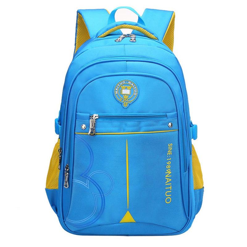 Ladyzone Camo School Backpack Lightweight Schoolbag Travel Camp Outdoor Daypack Bookbag for Your Children (Sky Blue 2) - backpacks4less.com