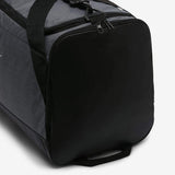 Nike Brasilia (Medium) Training Duffel Bag, Flint Grey/Black/White, One Size - backpacks4less.com