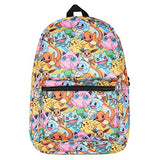 Pokemon Backpack Pikachu Squirtle Jigglypuff Eevee Bulbasaur Charmander Laptop School Travel Backpack