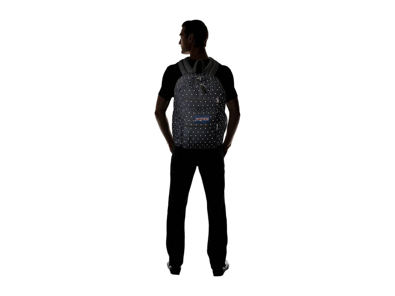 JanSport Big Student Backpack, Black Polka Dot - backpacks4less.com