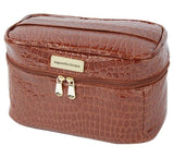 Samantha Brown Croco Cosmetic Case (Chestnut)