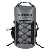 Buffalo Gear 30 Cans Leak-Proof Soft Backpack Cooler Waterproof Insulated Soft Side Cooler Bag for Hiking, Camping, Sports, Picnics, Sea Fishing, Road Beach Trip - Grey,35 L - backpacks4less.com