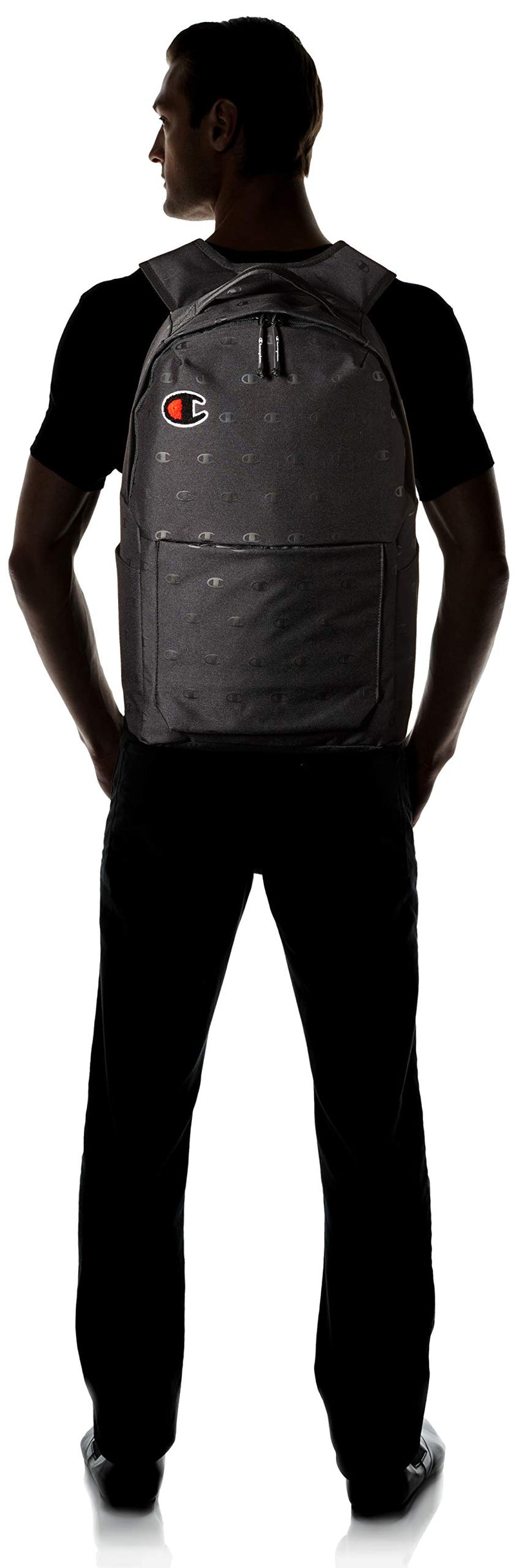 Champion Men's Advocate Backpack, Black Heather, OS - backpacks4less.com