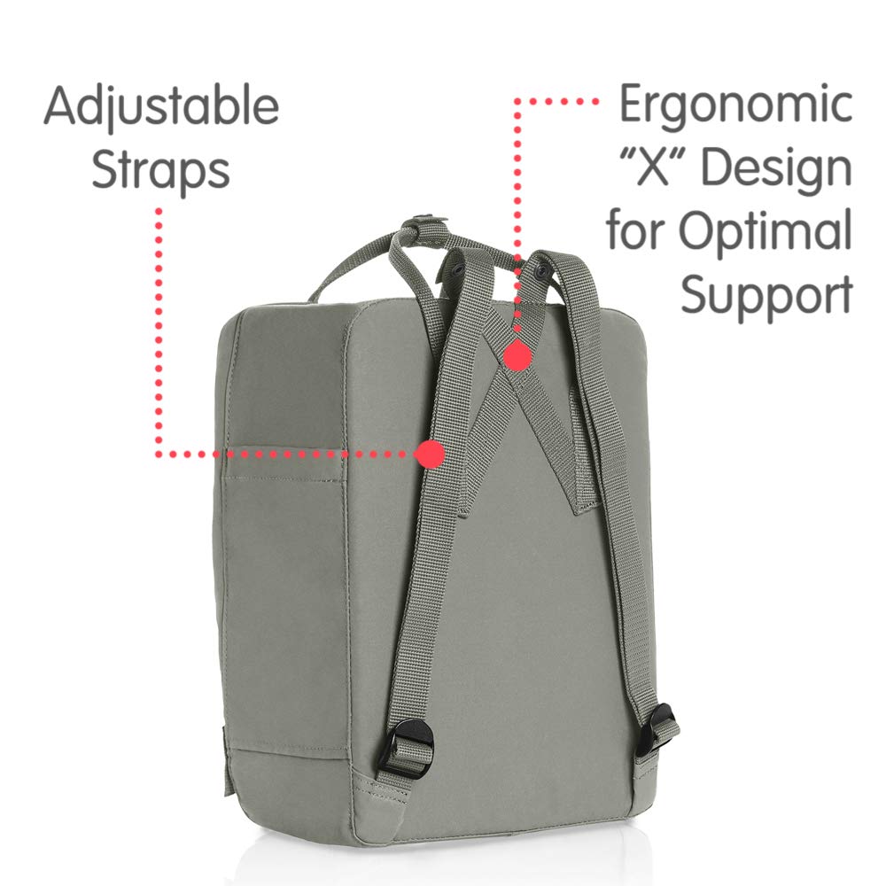 Fjallraven - Kanken Classic Backpack for Everyday, Fog - backpacks4less.com