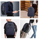 Laptop Backpack with USB Charging Port,Slim Travel Backpack with Laptop Compartment for Men and Women,Water Resistant College School BookBag Computer Bag for Girls and Boys Fits 15.6 In Laptop,Macbook - backpacks4less.com